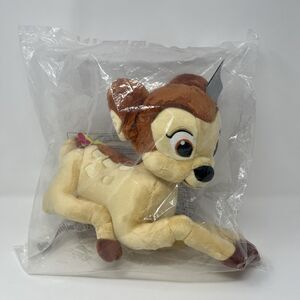 13” Walt Disney Bambi Medium Stuffed Plush Toy w/ Tag Plushie Factory Sealed Bag